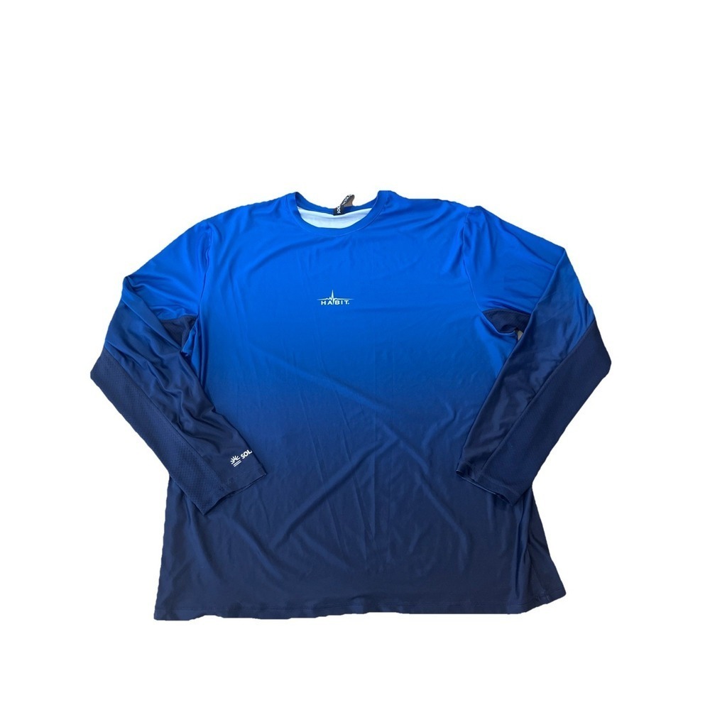 Habit Fishing Shirt‎ Solar Factor Blue Size XL